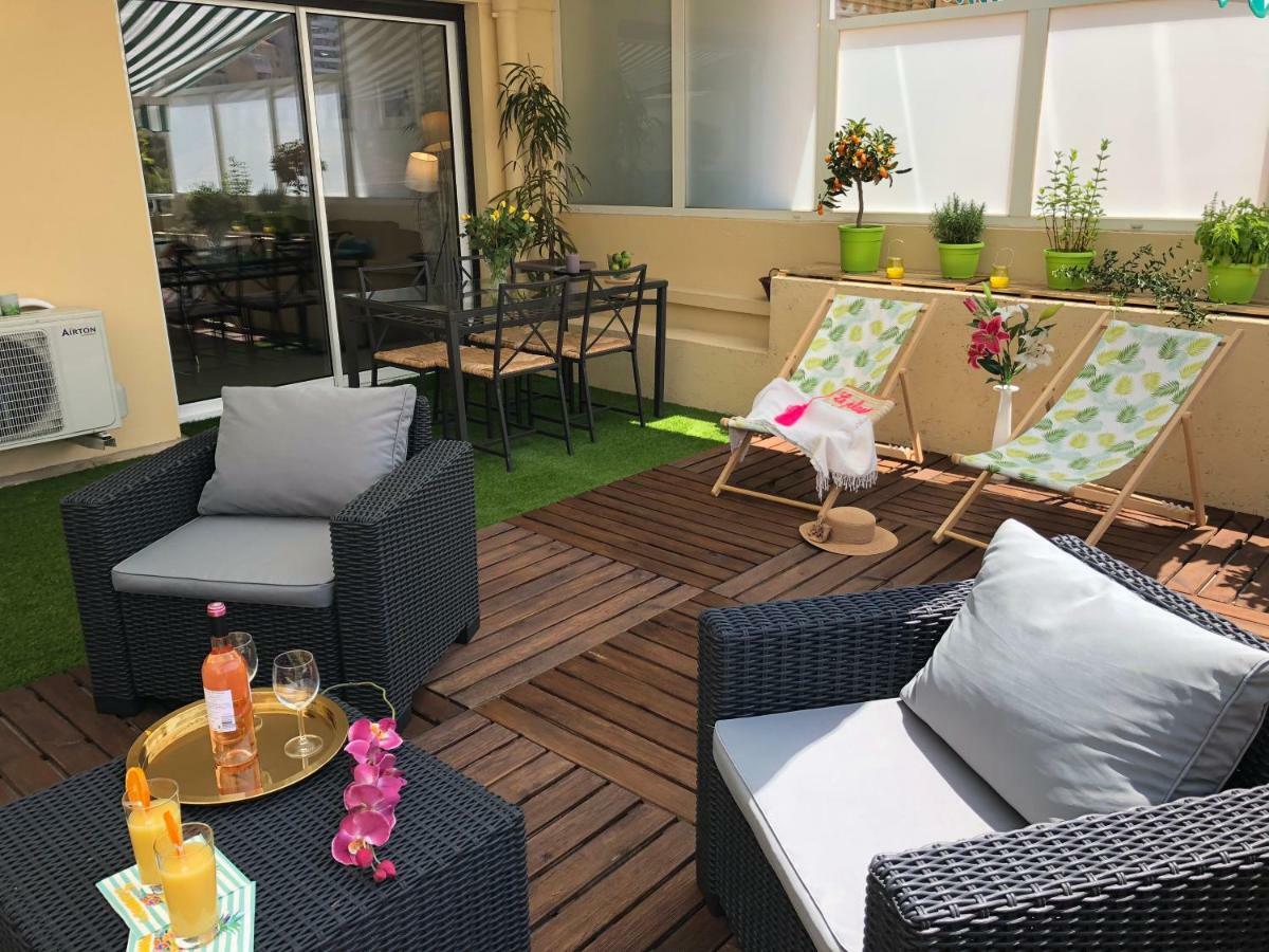 Appartement Cosy Calme Central-Terrasse Proche Palais Cannes Exterior photo